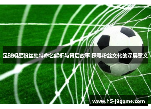足球明星粉丝独特命名解析与背后故事 探寻粉丝文化的深层意义